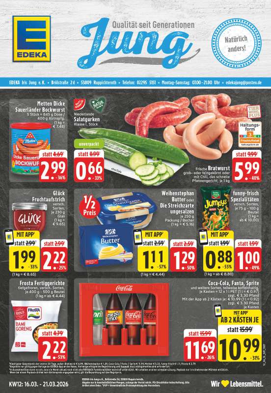 EDEKA Jung - Brölstraße 2d