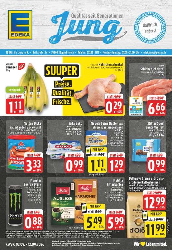 EDEKA Jung - Brölstraße 2d