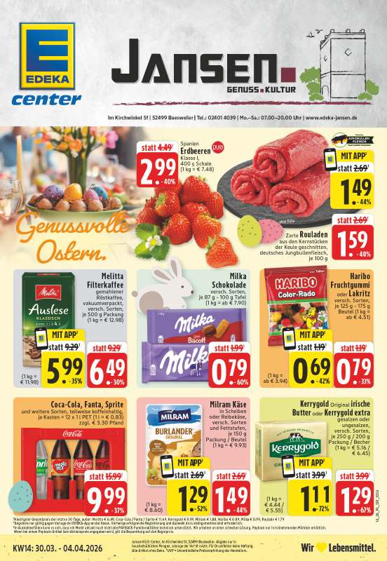 EDEKA Jansen - Im Kirchwinkel 5f