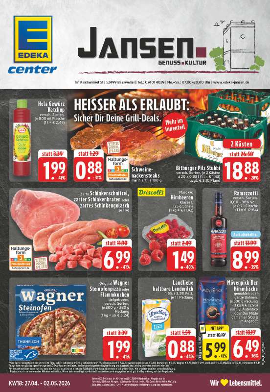 EDEKA Jansen - Im Kirchwinkel 5f