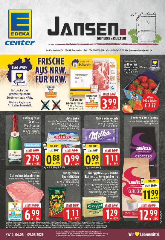 EDEKA Jansen - Im Kirchwinkel 5f