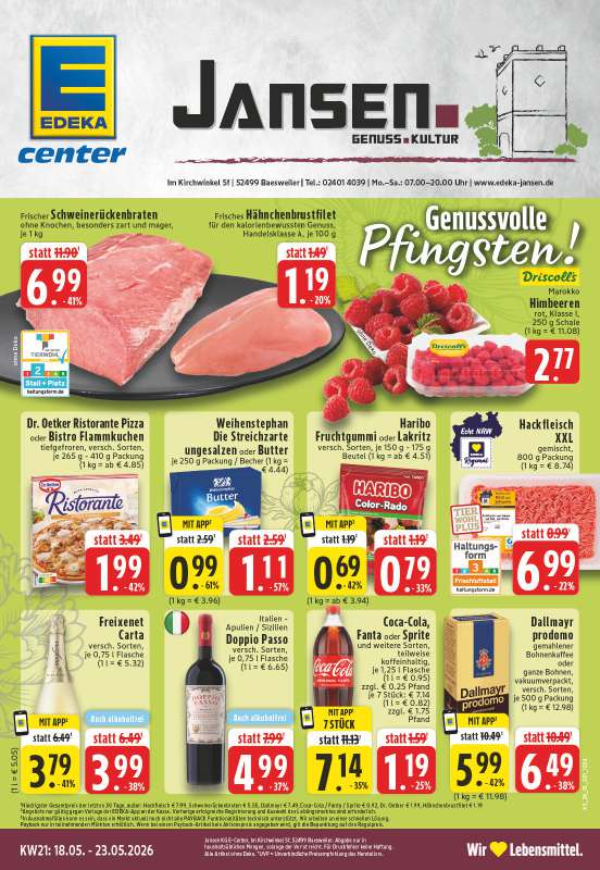 EDEKA Jansen - Im Kirchwinkel 5f