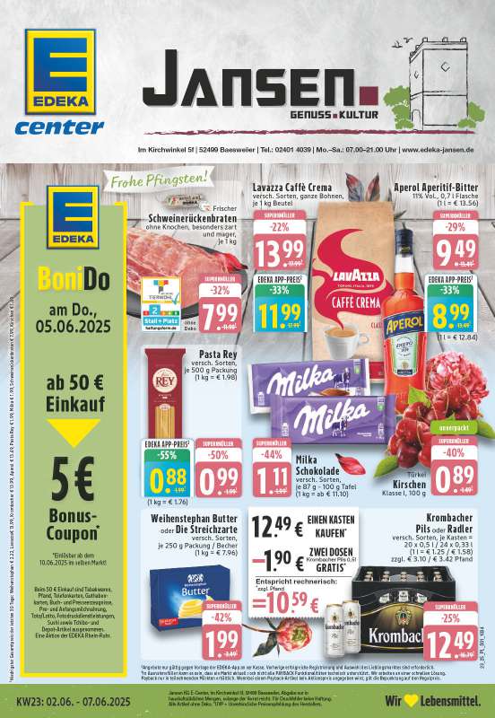 EDEKA Jansen - Im Kirchwinkel 5f