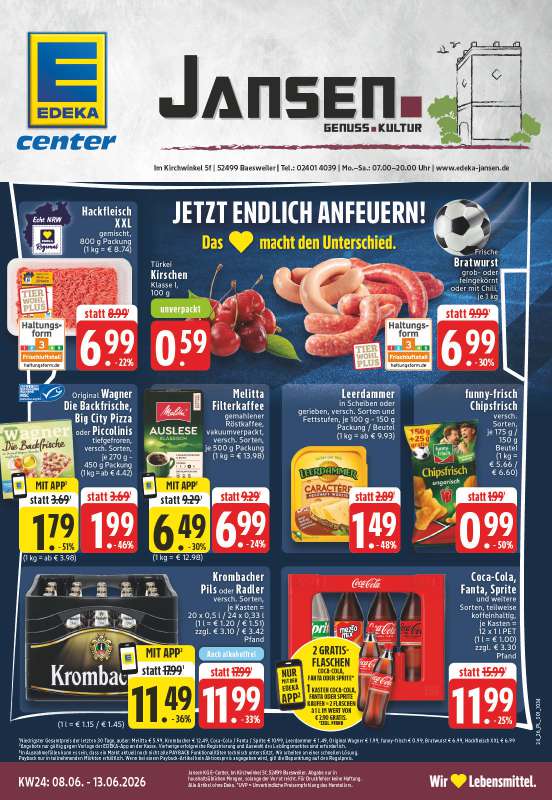 EDEKA Jansen - Im Kirchwinkel 5f
