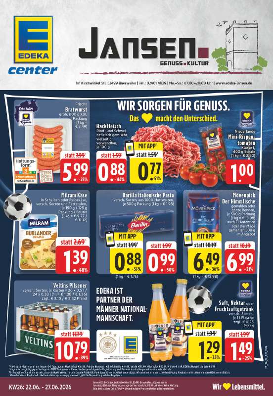 EDEKA Jansen - Im Kirchwinkel 5f