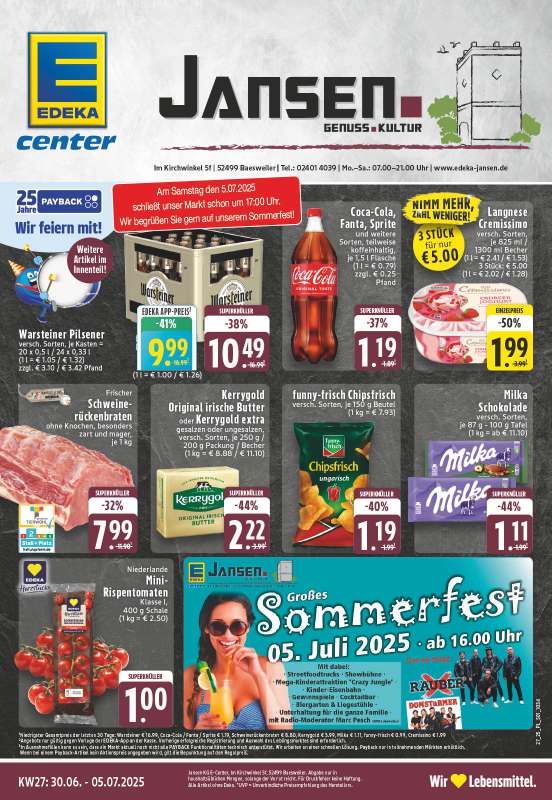 EDEKA Jansen - Im Kirchwinkel 5f