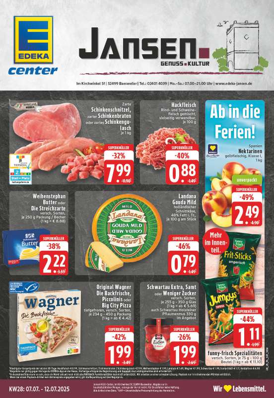 EDEKA Jansen - Im Kirchwinkel 5f