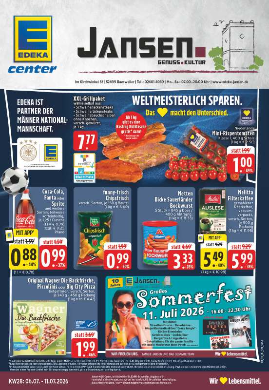 EDEKA Jansen - Im Kirchwinkel 5f