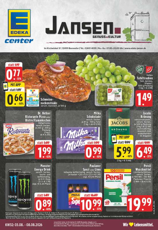EDEKA Jansen - Im Kirchwinkel 5f