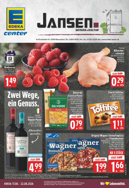EDEKA Jansen - Im Kirchwinkel 5f
