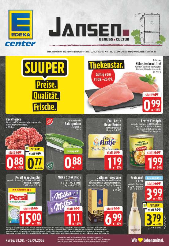 EDEKA Jansen - Im Kirchwinkel 5f