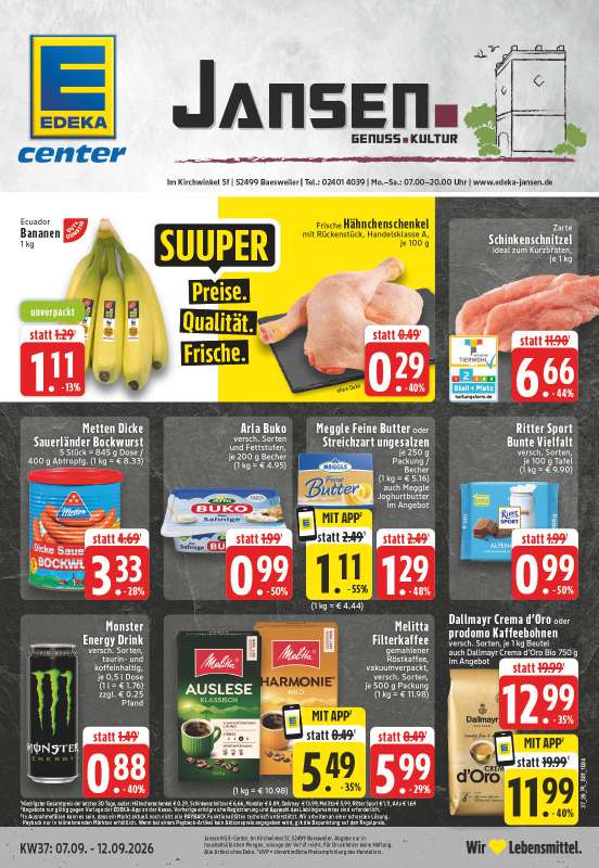 EDEKA Jansen - Im Kirchwinkel 5f