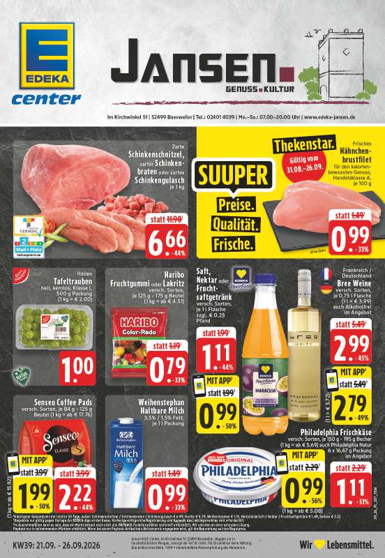 EDEKA Jansen - Im Kirchwinkel 5f