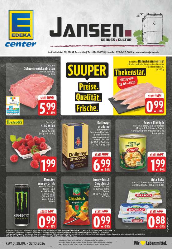 EDEKA Jansen - Im Kirchwinkel 5f