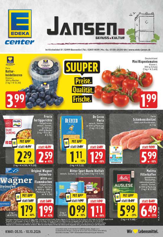 EDEKA Jansen - Im Kirchwinkel 5f