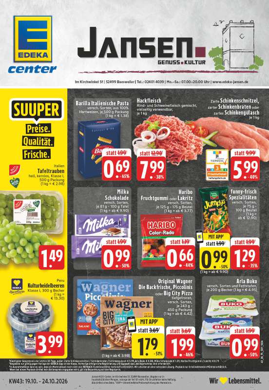 EDEKA Jansen - Im Kirchwinkel 5f