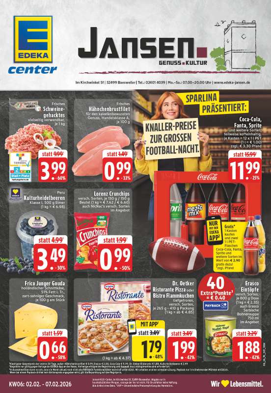 EDEKA Jansen - Im Kirchwinkel 5f