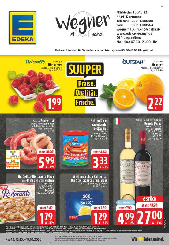 EDEKA Wegner - Märkische Straße 82