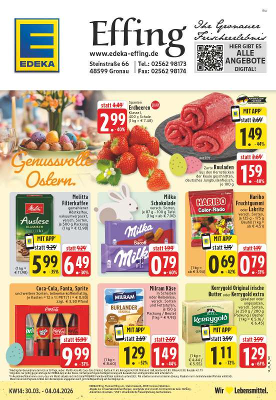 Edeka Effing - Steinstraße 66, 48599 Gronau