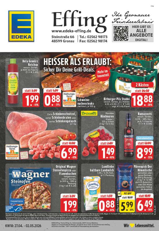 Edeka Effing - Steinstraße 66, 48599 Gronau