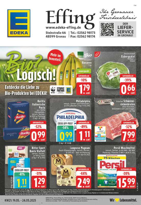 Edeka Effing - Steinstraße 66, 48599 Gronau