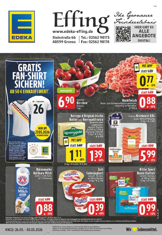 Edeka Effing - Steinstraße 66, 48599 Gronau