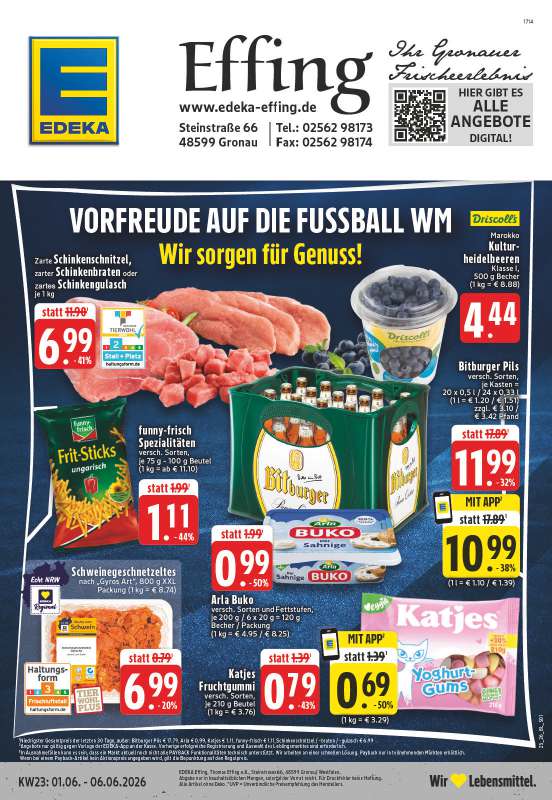 Edeka Effing - Steinstraße 66, 48599 Gronau