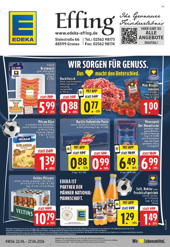 Edeka Effing - Steinstraße 66, 48599 Gronau