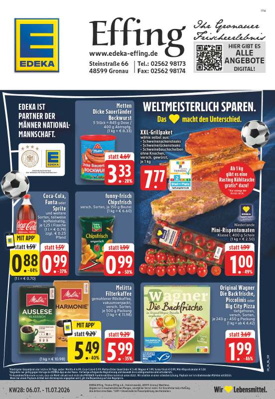 Edeka Effing - Steinstraße 66, 48599 Gronau