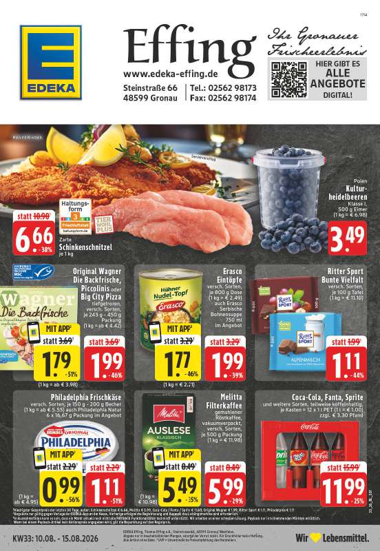 Edeka Effing - Steinstraße 66, 48599 Gronau
