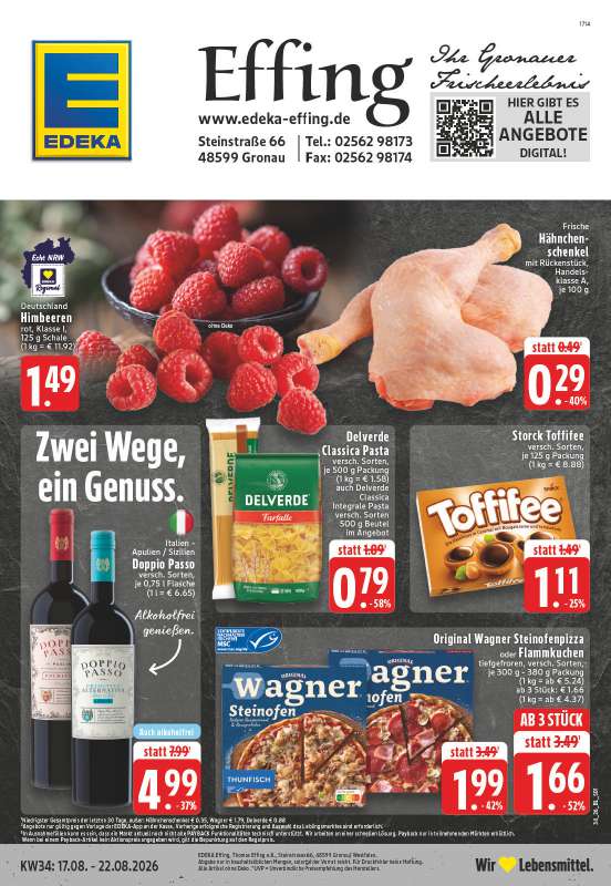 Edeka Effing - Steinstraße 66, 48599 Gronau