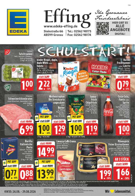 Edeka Effing - Steinstraße 66, 48599 Gronau