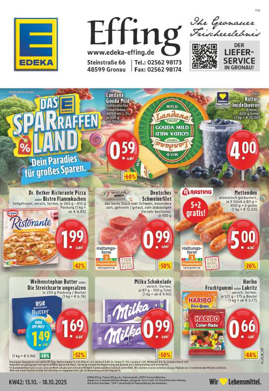 Edeka Effing - Steinstraße 66, 48599 Gronau