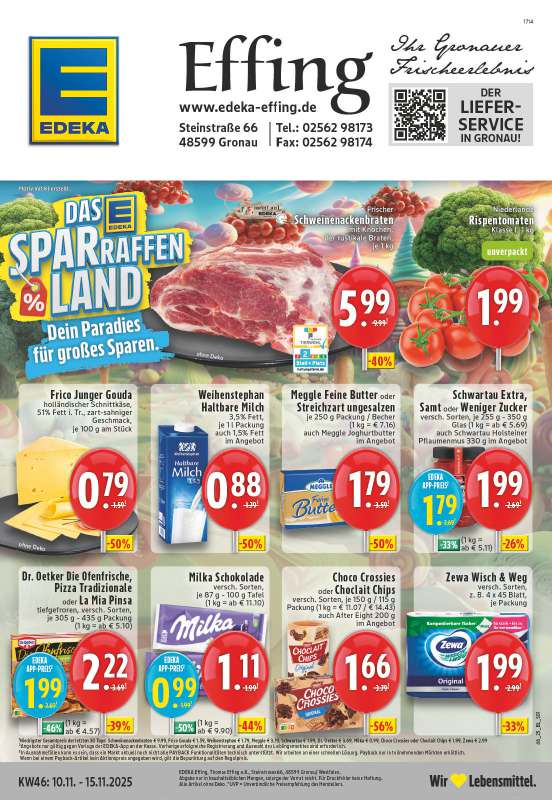 Edeka Effing - Steinstraße 66, 48599 Gronau