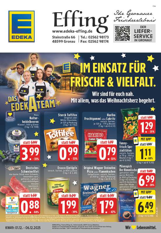Edeka Effing - Steinstraße 66, 48599 Gronau