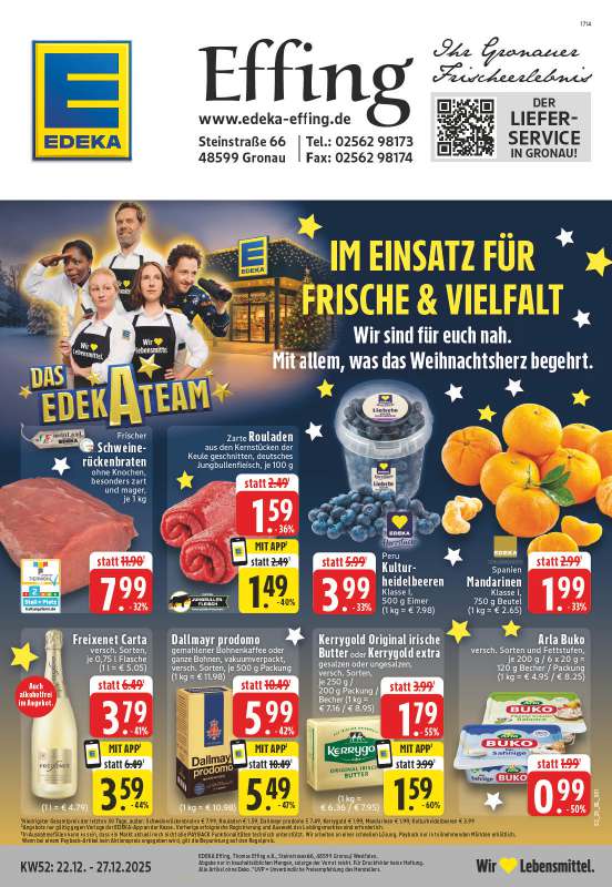 Edeka Effing - Steinstraße 66, 48599 Gronau