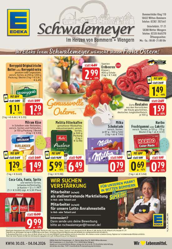 Handzettel EDEKA Schwalemeyer