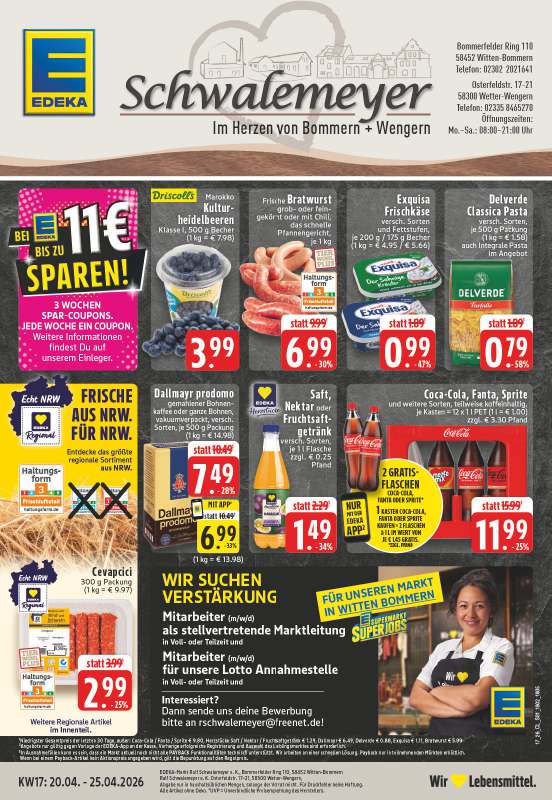 Handzettel EDEKA Schwalemeyer