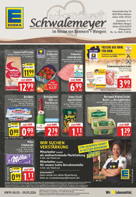 Handzettel EDEKA Schwalemeyer