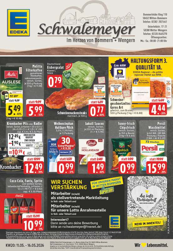 Handzettel EDEKA Schwalemeyer