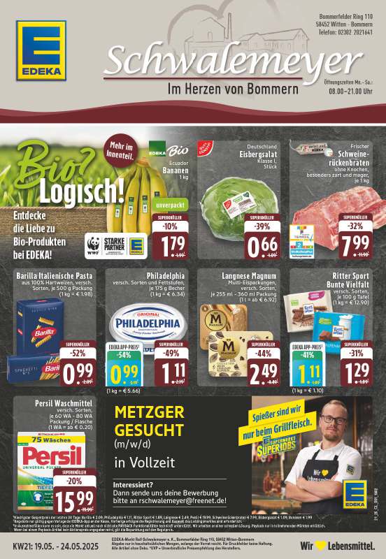 Handzettel EDEKA Schwalemeyer