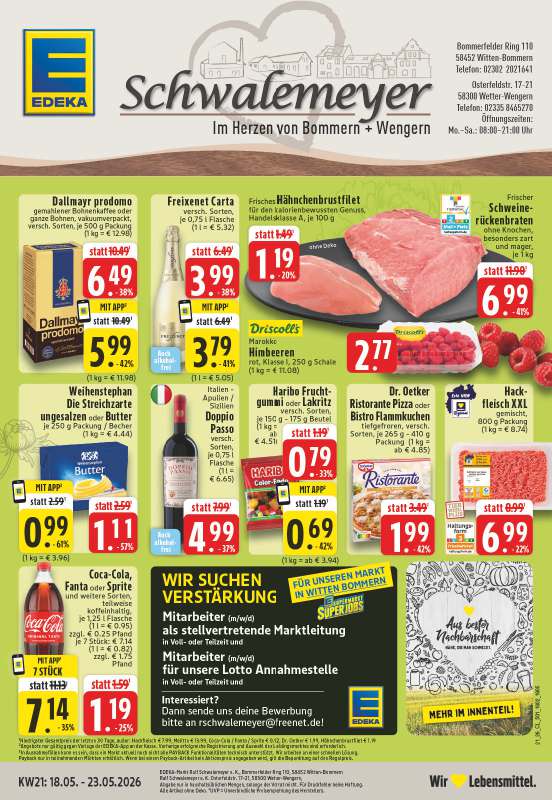 Handzettel EDEKA Schwalemeyer