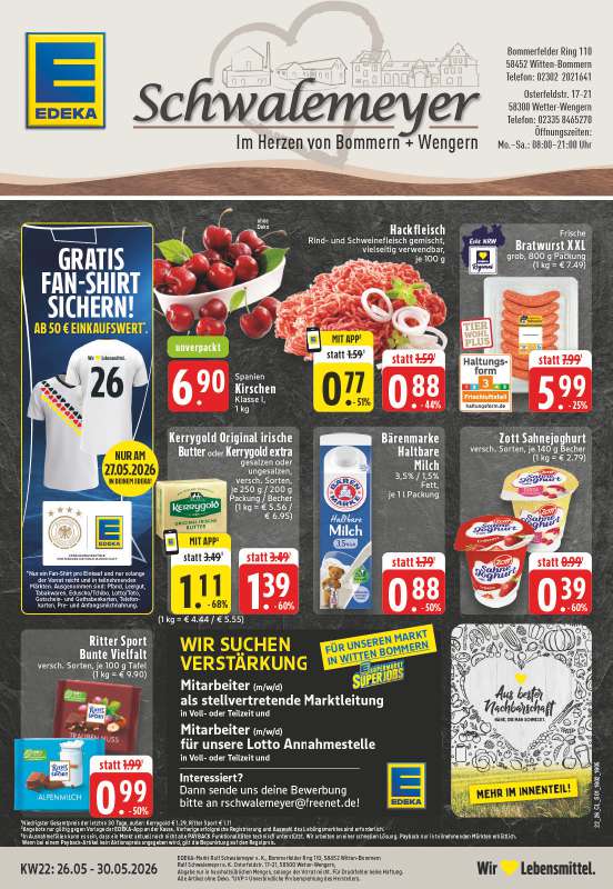 Handzettel EDEKA Schwalemeyer