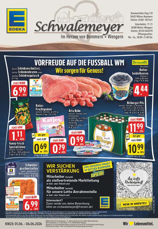 Handzettel EDEKA Schwalemeyer