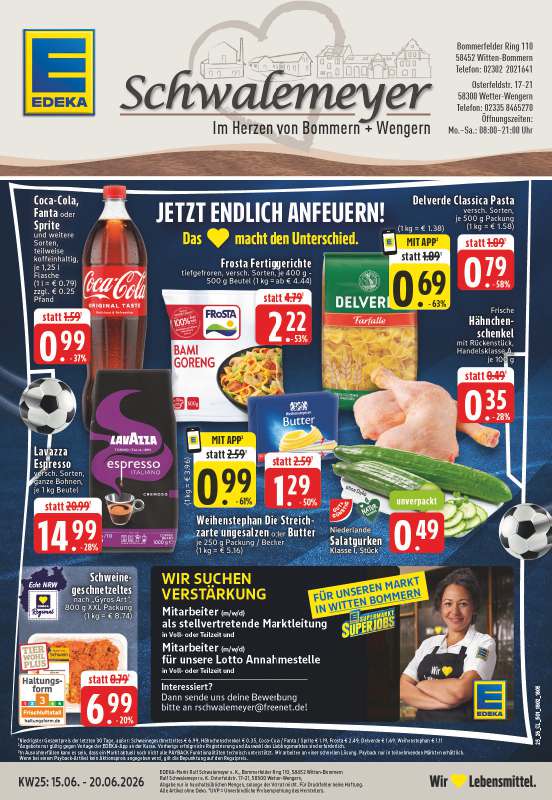 Handzettel EDEKA Schwalemeyer