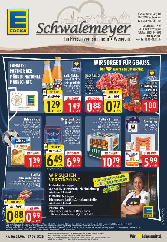 Handzettel EDEKA Schwalemeyer