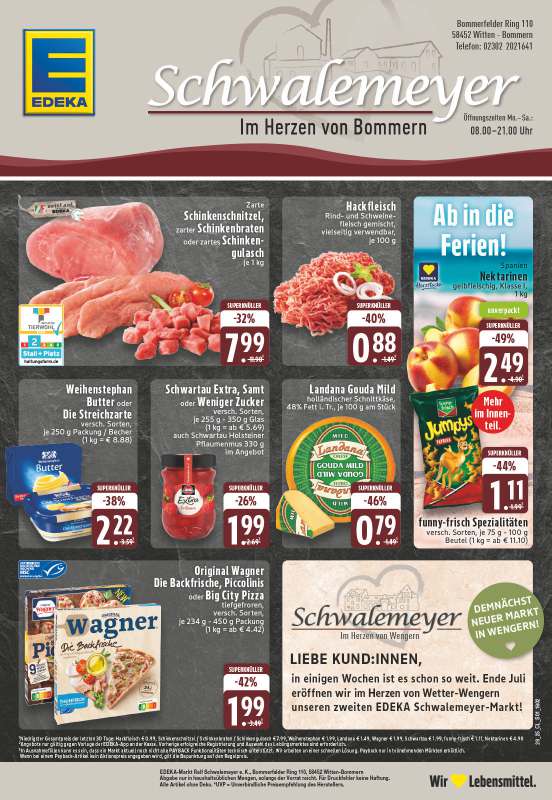Handzettel EDEKA Schwalemeyer