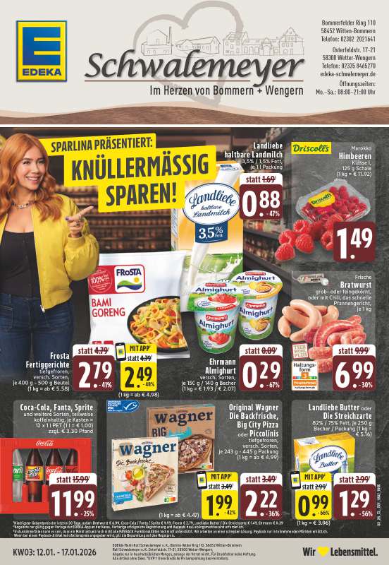 Handzettel EDEKA Schwalemeyer