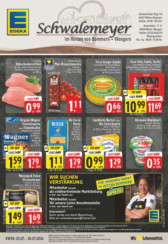 Handzettel EDEKA Schwalemeyer