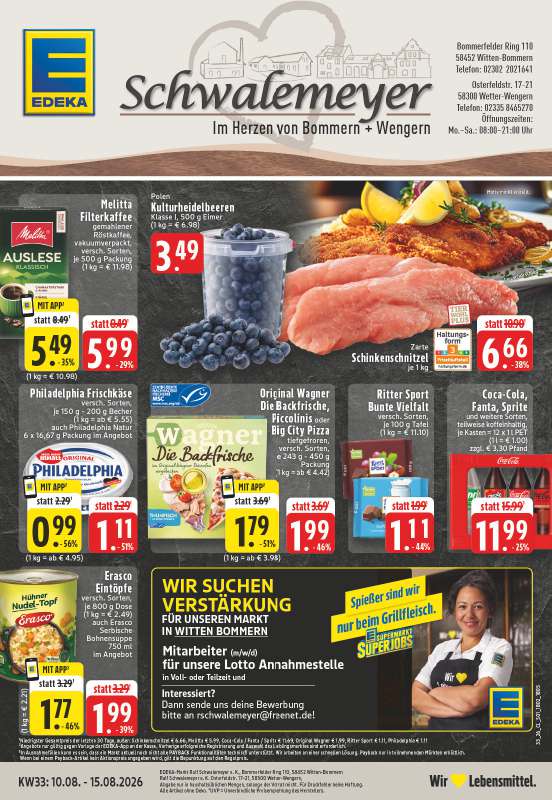 Handzettel EDEKA Schwalemeyer